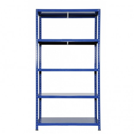 Scaffale Ettore Bulloni Grima in Acciaio Color Blu L 100 X P 40 X H 187 Cm