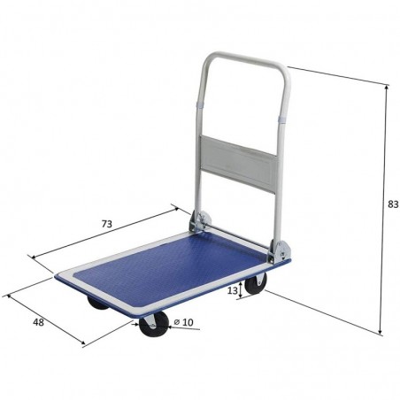 Platform Trolley Grima Max Capacity Kg. 150 Cm 73X47X83H