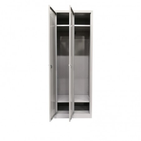 Metallic Dressing Room 2 Doors Cm. 60Lx40Px167H