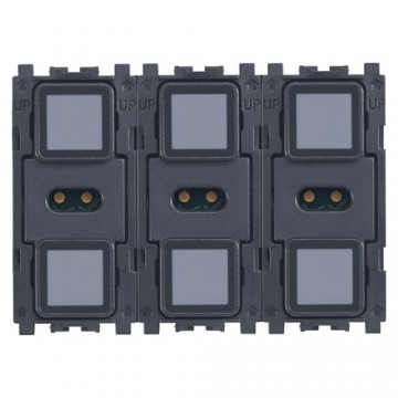 21860 Commande Knx à six boutons Eikon