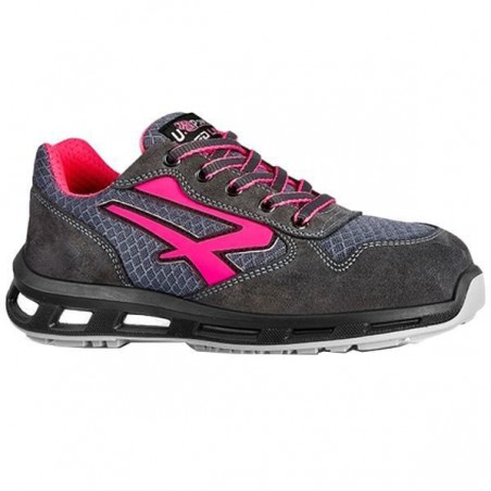 Scarpe Verok Grigio/Fucsia Basse 35 S1P Upower