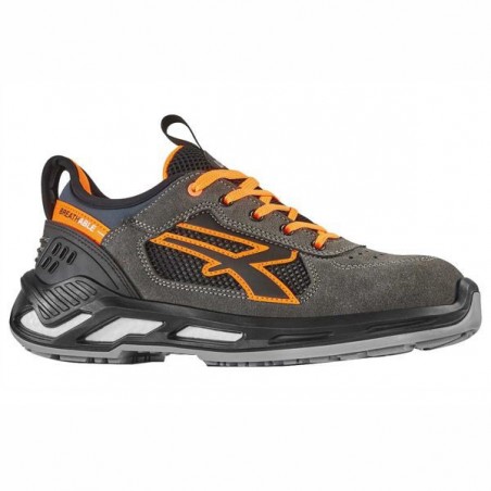 Scarpe Ryder Grigio/Arancio Basse 39 S1P Upower