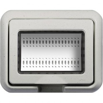 24603N White Ip55 cover for 3 Livinglight or Luna modules