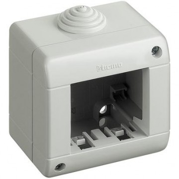 25402 Custodia IP40 2 Moduli Matix Grigio