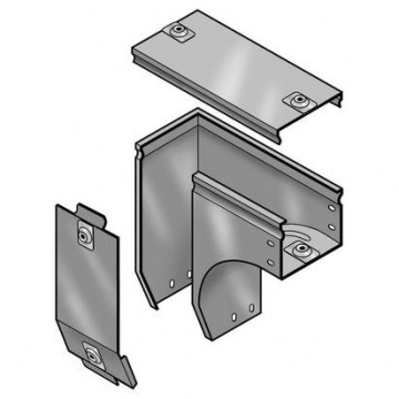 31Azc100Z Coude Droit 90° Descendant 100X75 mm Z P31