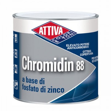 Antiruggine L 0,5 Arancio Chromidin 88 Attiva
