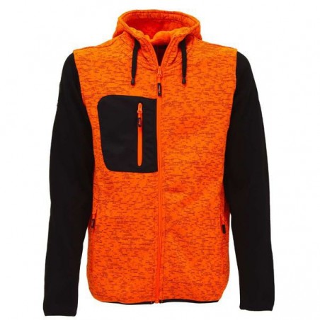 Sweatshirt Orange Fluo S Rainbow Upower