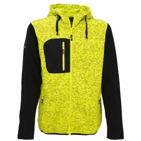 Sweatshirt Yellow Fluo S Rainbow Upower