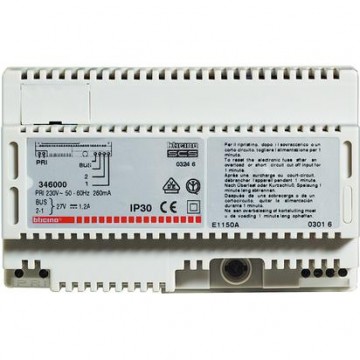 346000 Power supply for intercom and video intercom systems