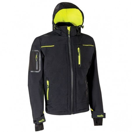 Veste d'espace Xl en carbone noir Upower