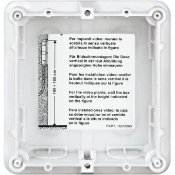 350010 Flush-mounting box 1 Sfera module