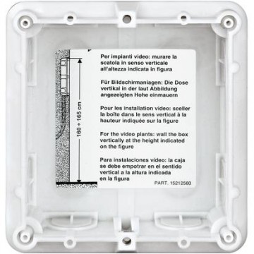 350010 Scatola da Incasso 1 Modulo Sfera