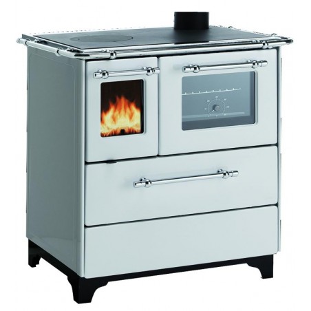 Cuisinière à bois Royal Palazzetti New Betty 3.5 blanche