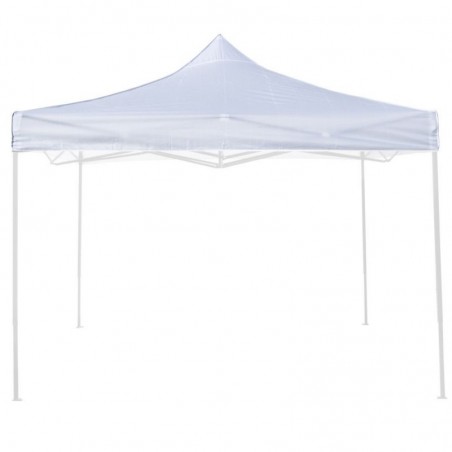 Telo tetto Bianco 2X2 impermeabile per ricambio gazebo richiudibile EG49483