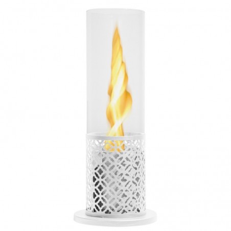 Table bioethanol fireplace TOLOSA White D20 x H49,5 internal external