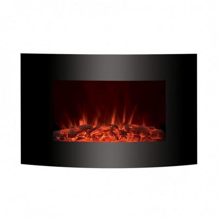 SAN DIEGO wall fireplace electric fireplace L88,5 x D13,5 x H56
