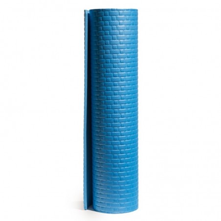 YOGA FITNESS mat for gym pilates soft 173x61X0,8 cm BLUE