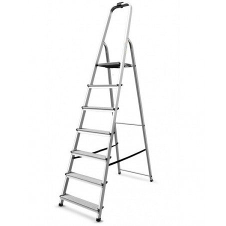 Divina Home Aluminum domestic ladder 7 steps DH53834