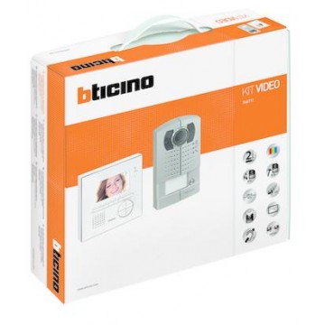 366711 One-family Bticino video door phone kit with speakerphone