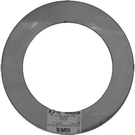 Stainless steel rosette 90° D.100Mm Europrofil