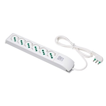 410200 Power strip with 6 sockets