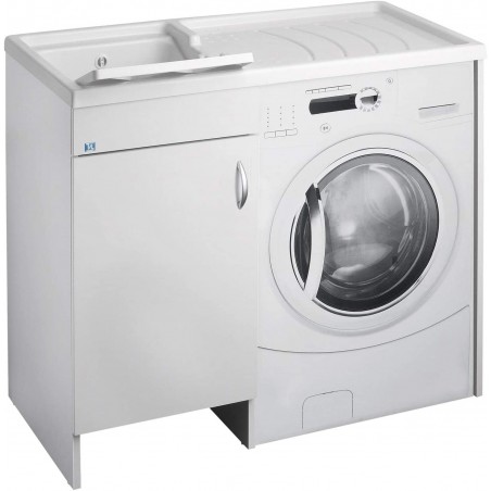 Negrari Garden 6008 Left Bowl washing machine cover thickness 18 mm dimensions 109x60