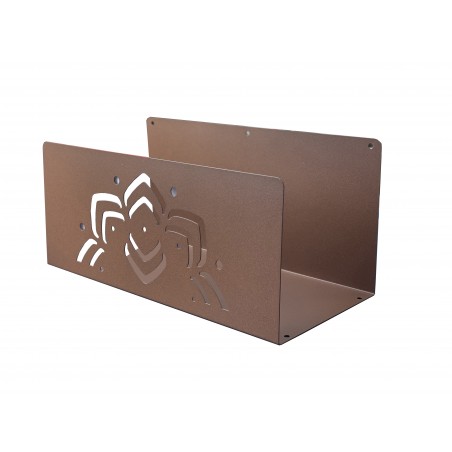 Fioriera a Parete Sacada Cm 42 X 18 X 20,5 H Corten Tecnokit