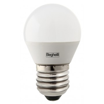 56990 Lampada Beghelli Savingled a Sfera 5W E27 3000K