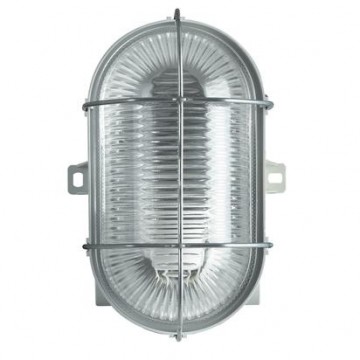 60415 Oval Lampholder with Glass and Grid