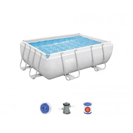 Piscina Steel Rettangolare Filtro 1C 282X196 h 84 Bestway BW56629