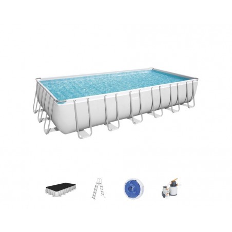 Piscina Steel Rett. Filtro J5 732X366 h 132 Bestway BW56475 (56279)