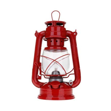 Lanterna a Petrolio Rossa h 30 cm