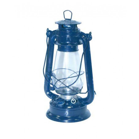 Lanterna a Petrolio Blu h 30 cm