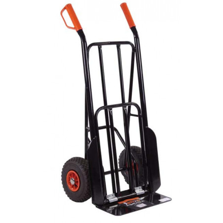 Carrello Portapacchi con Pedana Richiudibile 2 Ruote Brixo Strong Plus XL