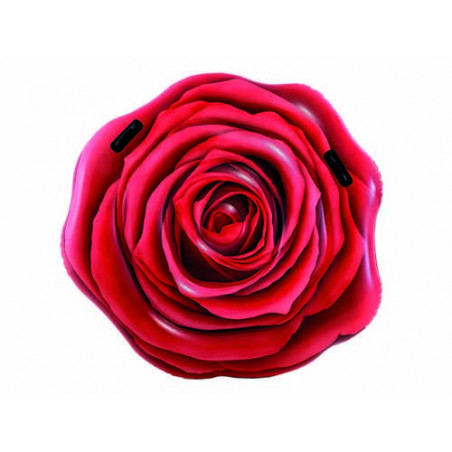 Materassino Forma Rosa Rossa Gonfiabile per Piscina Intex 137x132 cm