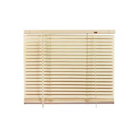 Tenda Veneziana per Finestra in PVC Crema 100x160 cm
