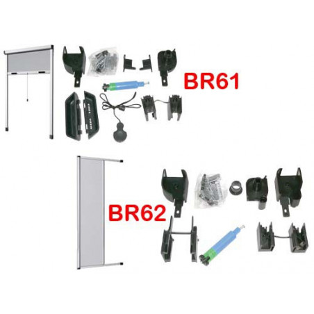 Kit Ricambi per Zanzariere Stop Inset BR61 Verticale