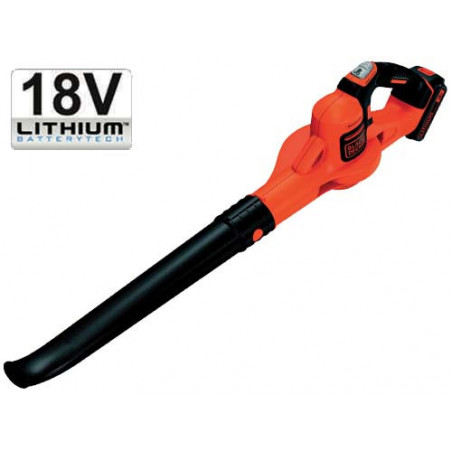 Soffiatore al Litio Black&Decker 18V Potenza 209 km/h