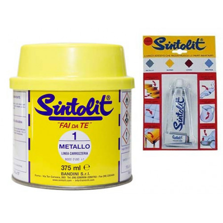 Stucco per Metallo Sintolit 0,7 kg 375 ml