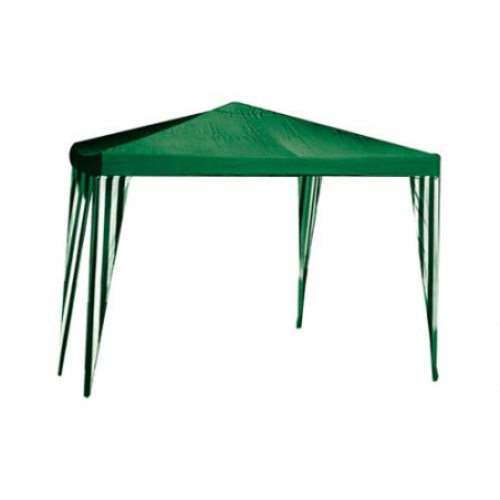 Gazebo Tropikana in Poliestere Bianco/Verde 3x3 mt