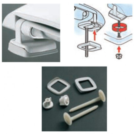 disattivare Attacco Sedile Wc Atlantico/S12Spa 104840 C&M