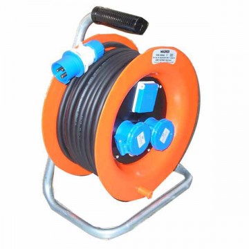 Cable reel m 30 3X2,5 2X2Pt Cee 1Xsk Rosi