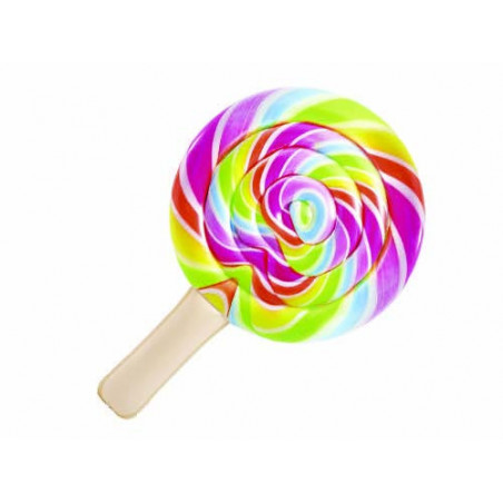 Materassino Forma Lollipop Gonfiabile per Piscina Intex 208x135 cm