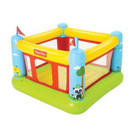 Castello Gonfiabile con Pareti a Rete Fisher Price