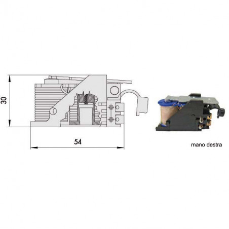 Bobina Elettroserrature V.12 Dx 07118-00-1 Cisa