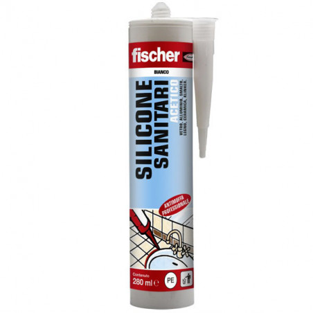 Silicone Acetico Sas280 Bianco Ml 280 Fischer