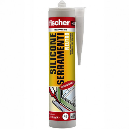 Silicone Neutro Snf310 Trasparente Ml 310 Fischer