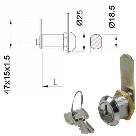 Cilindro Levetta Mm 16 Ibfm