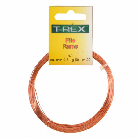 Filo Rame Mm 0,60 G 50 M 22 Trex 01230