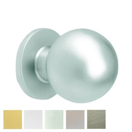 Pomolo Sfera Zama Nickel Opaco 25 24018 Gamet